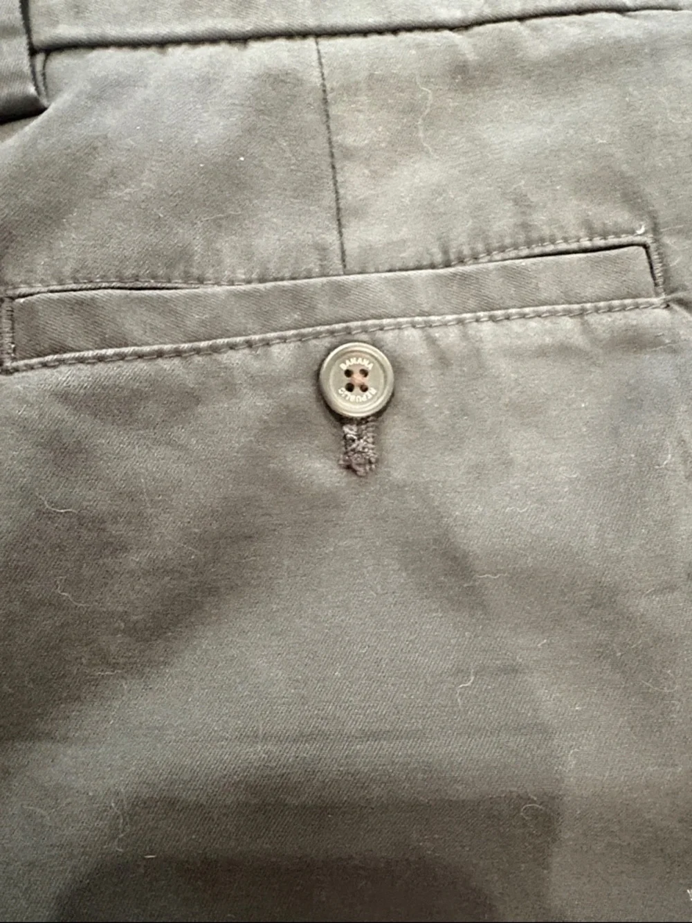 Banana Republic Fulton Stretch Chino Pants Charcoal Gray Men’s 30x30 NWT